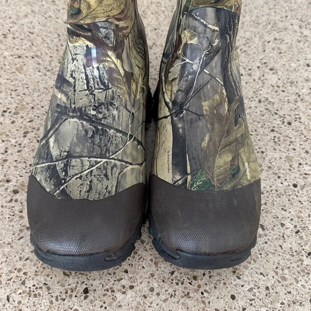 Cabelas 1200 Thinsulate Ultra Rubber Boots Camo